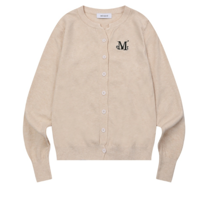 韓國 Mucent Marais 7 Button Crop Henry Neck Cardigan【MU183】