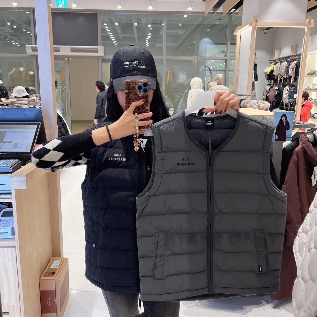 韓國 Eider POP U-Neck α Lightweight Padding Vest【ER049】