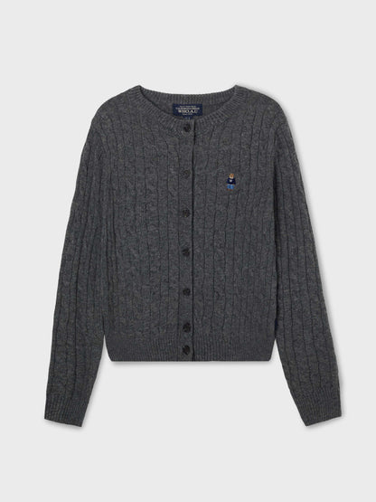 韓國 Who.A.U Steve Cable Cardigan【WA217】