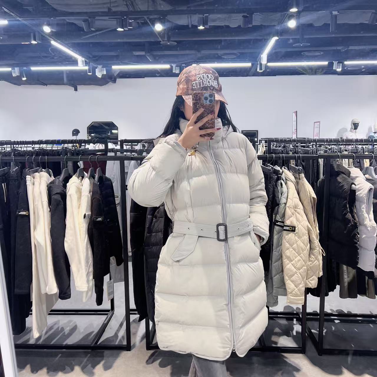 韓國 National Geographic Women's Egretta Long-Length Tube Goose Down Jumper (鵝絨)【NG061】