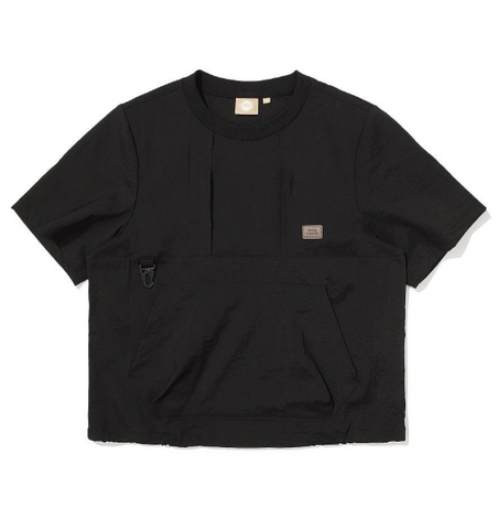 韓國 BBC Utility Woven Round T-Shirt【BC077】