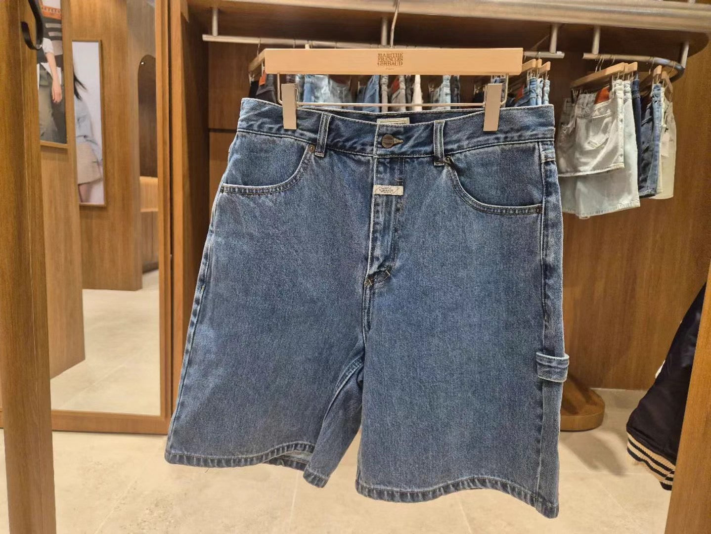 韓國 Marithe Francois Girbaud MENS CARPENTER DENIM SHORTS【MF495】