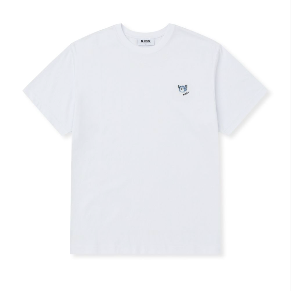 韓國 Nerdy Sleeping Cat Wappen S/S T-Shirt【NY026】