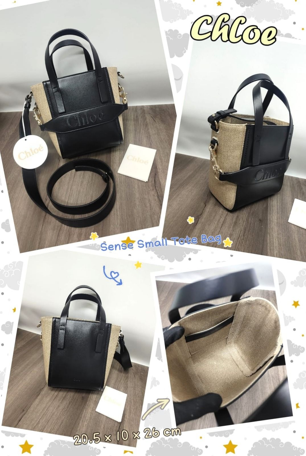 ChloeSense Small Tote Bag 【YS43】  訂金$1,000 總售價 $5680