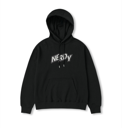韓國 Nerdy Zigzag Logo Pullover Hoodie【NY044】