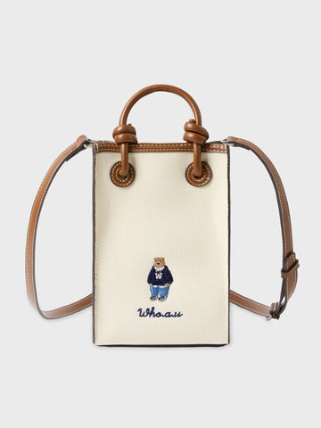 韓國 Who.A.U Canvas Mini Square Bag【WA211】
