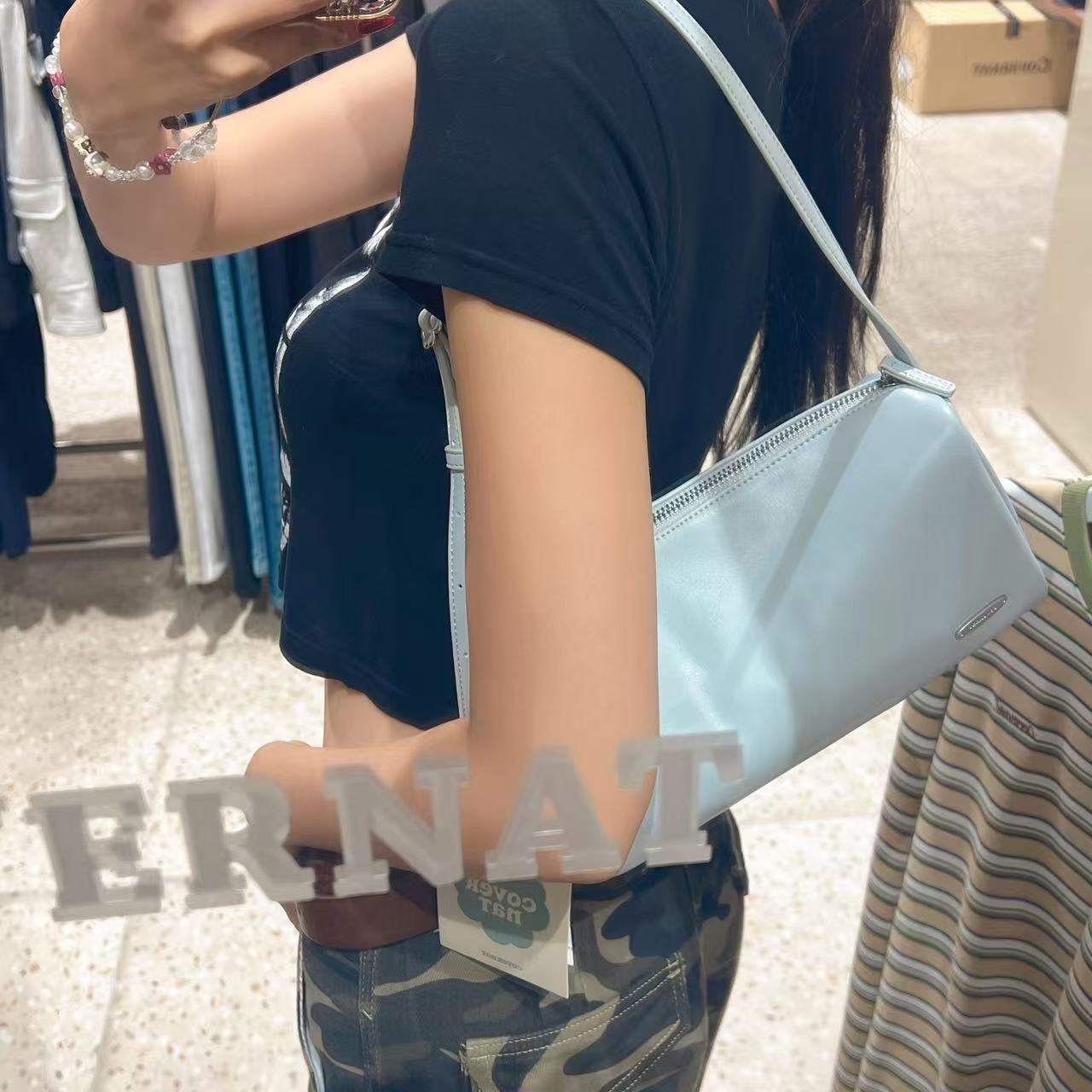 韓國 Covernat Cloverheart Square Shoulder Bag【CO011】