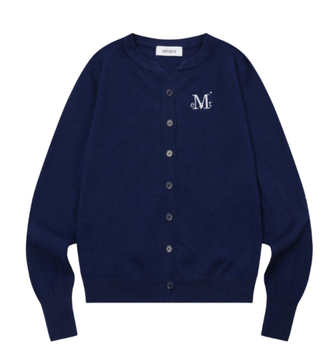 韓國 Mucent Marais 7 Button Crop Henry Neck Cardigan【MU183】