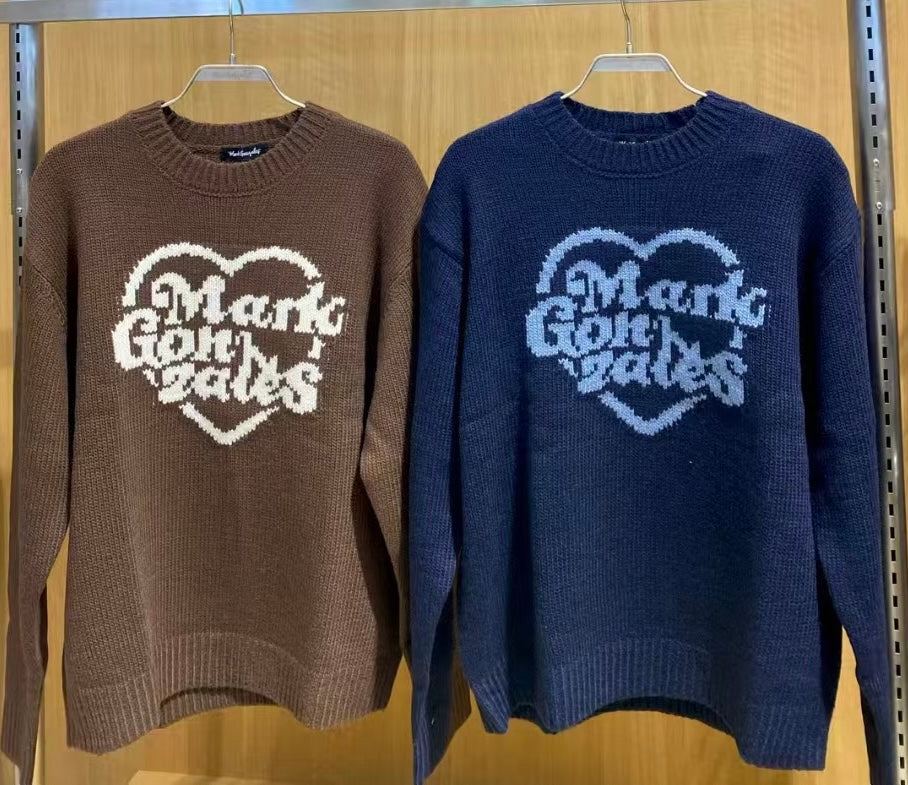 韓國 Mark Gonzales Heart Collection Graphic Knit【MG135】