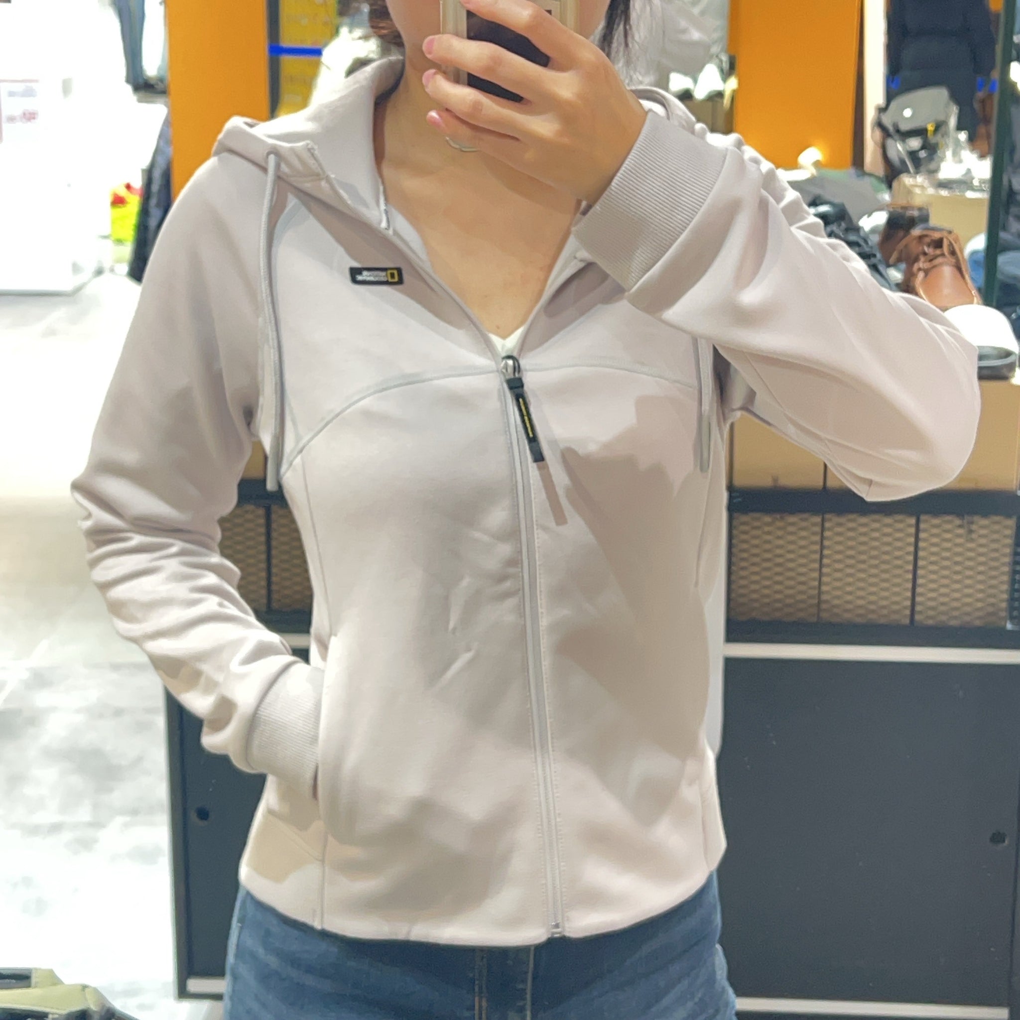 韓國 National Geographic Women's Athleisure Training Hooded Zip-Up【NG326】