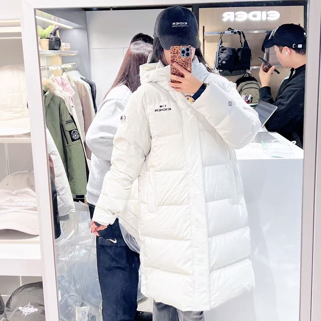 韓國 Eider Unisex Windstopper Long Down Jacket (鵝絨)【ER025】