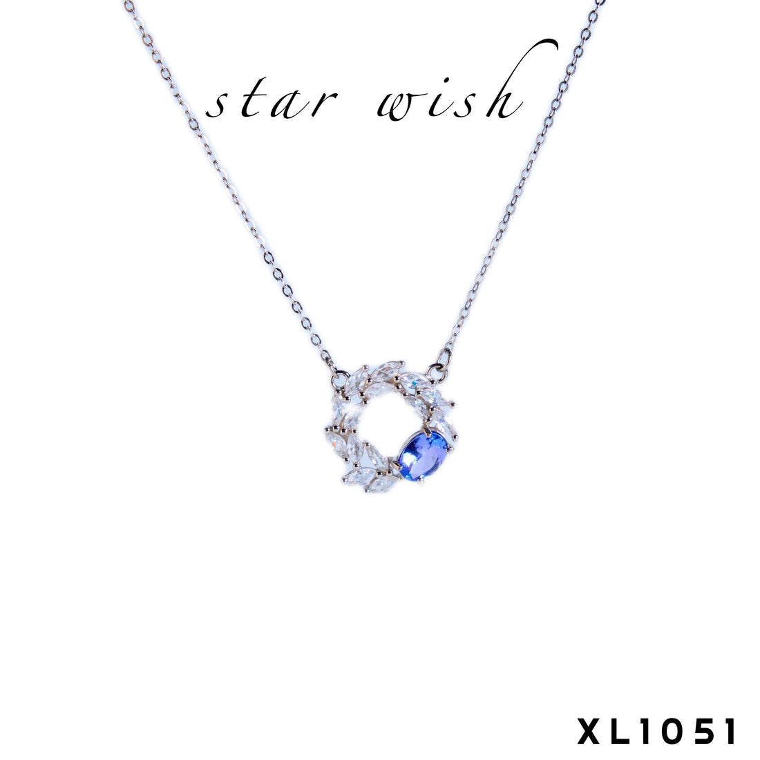 Star Wish S925銀 坦桑石頸鏈 XL1051【SS478】