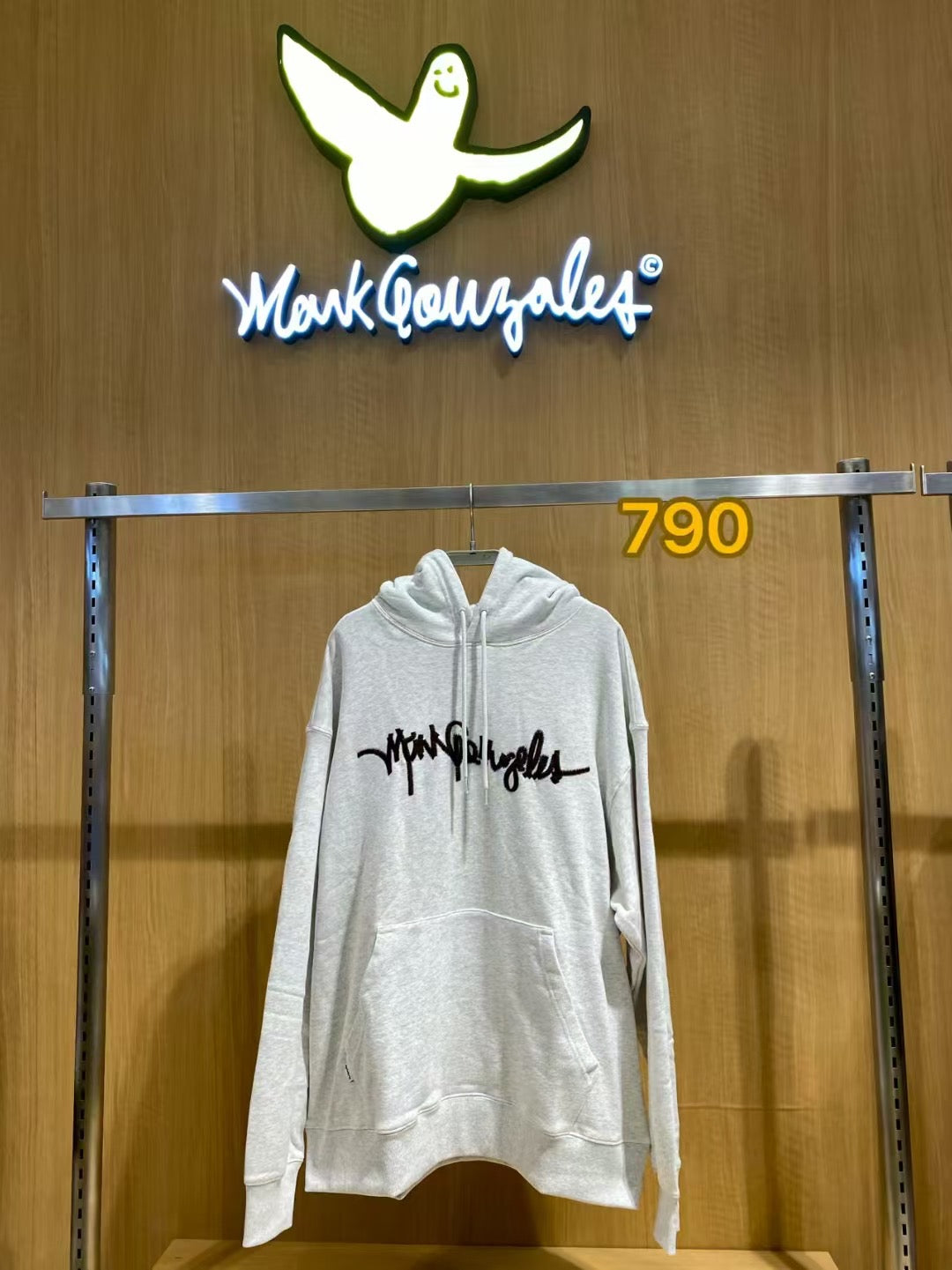 韓國 Mark Gonzales Sign Logo Zigzag Embroidered Sweatshirt Hoodie【MG124】