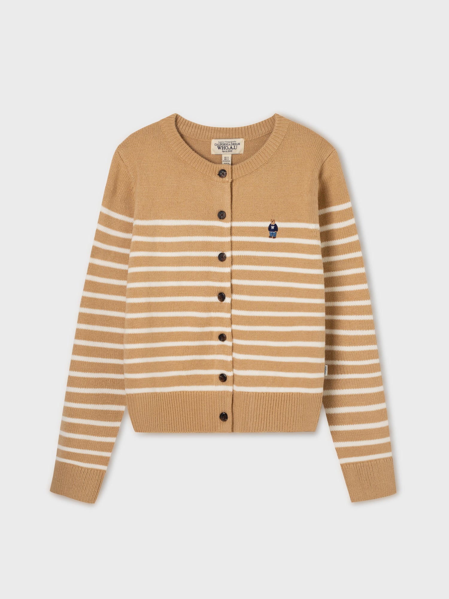 韓國 Who.A.U Steve R-neck Cardigan【WA228】