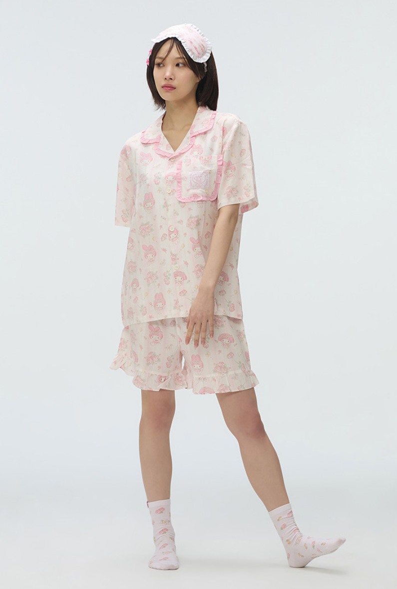 韓國 SPAO 50th Anniversary Short Sleeve Pajamas【SP171】