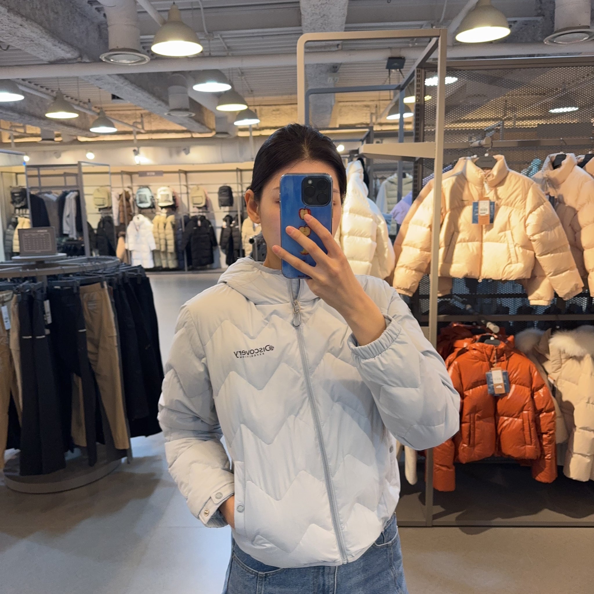 韓國 Discovery Women's Tiberine Goose Down Lightweight Padding (鵝絨)【DY192】