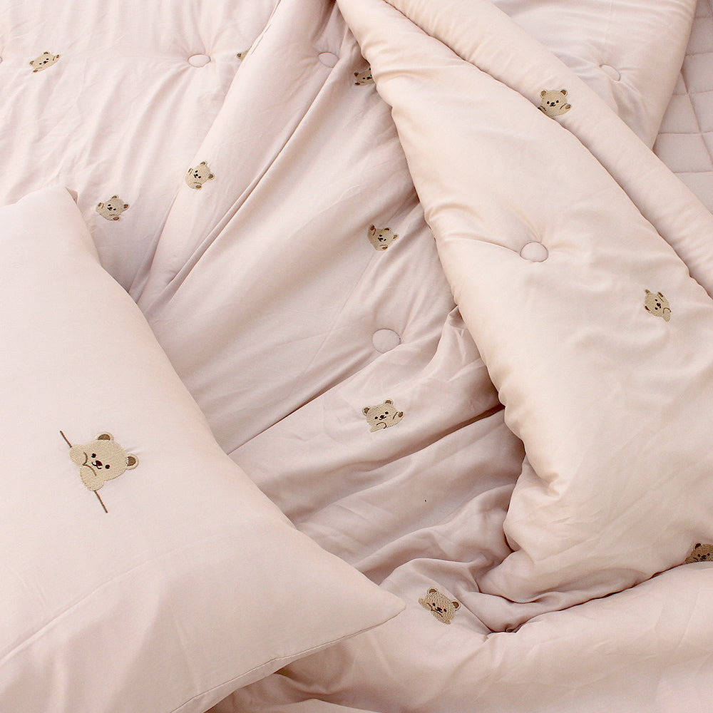 韓國 刺繡表情小熊莫代爾【SM412】