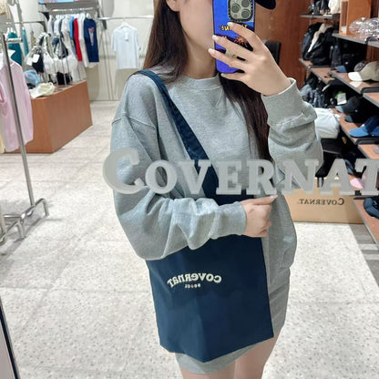 韓國 Covernat Clover Heart Cooper Logo Seoul Eco Bag【CO091】