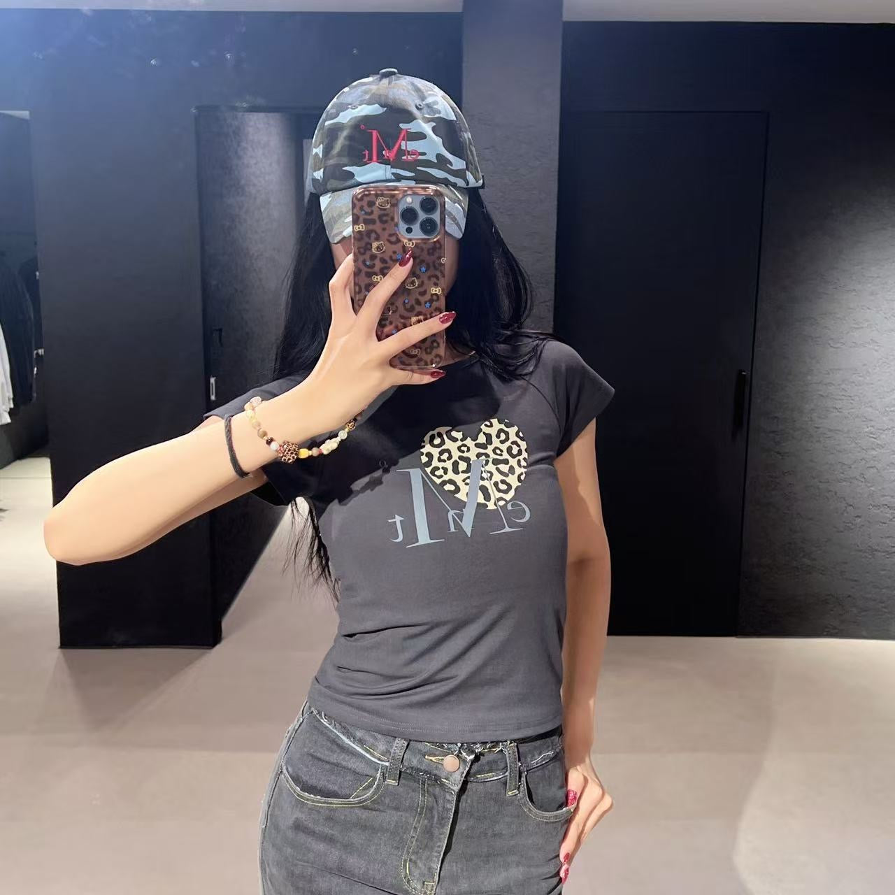 韓國 Mucent Sierra Heart Half Thirts【MU135】