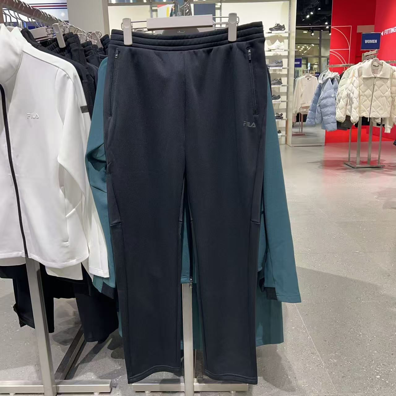 韓國 FILA Fleece Straight Training Pants【FA045】