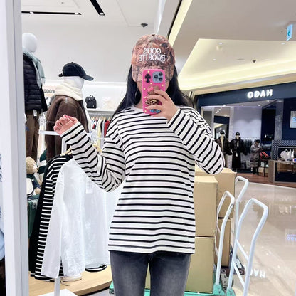 韓國 SPAO Loose Fit Long Sleeve T-Shirt【SP320】