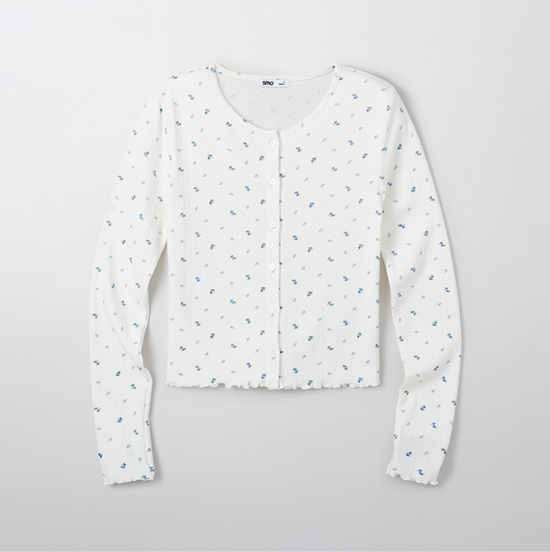 韓國 SPAO Flower long sleeve cardigan【SP184】