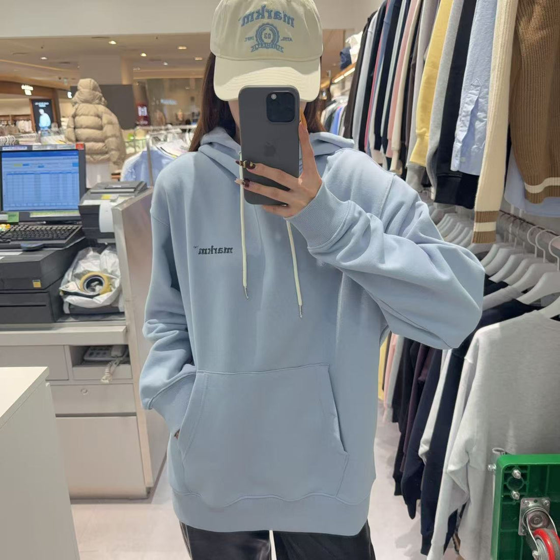 韓國 Markm MARKM CRACK LOGO HOODIE【MA098】