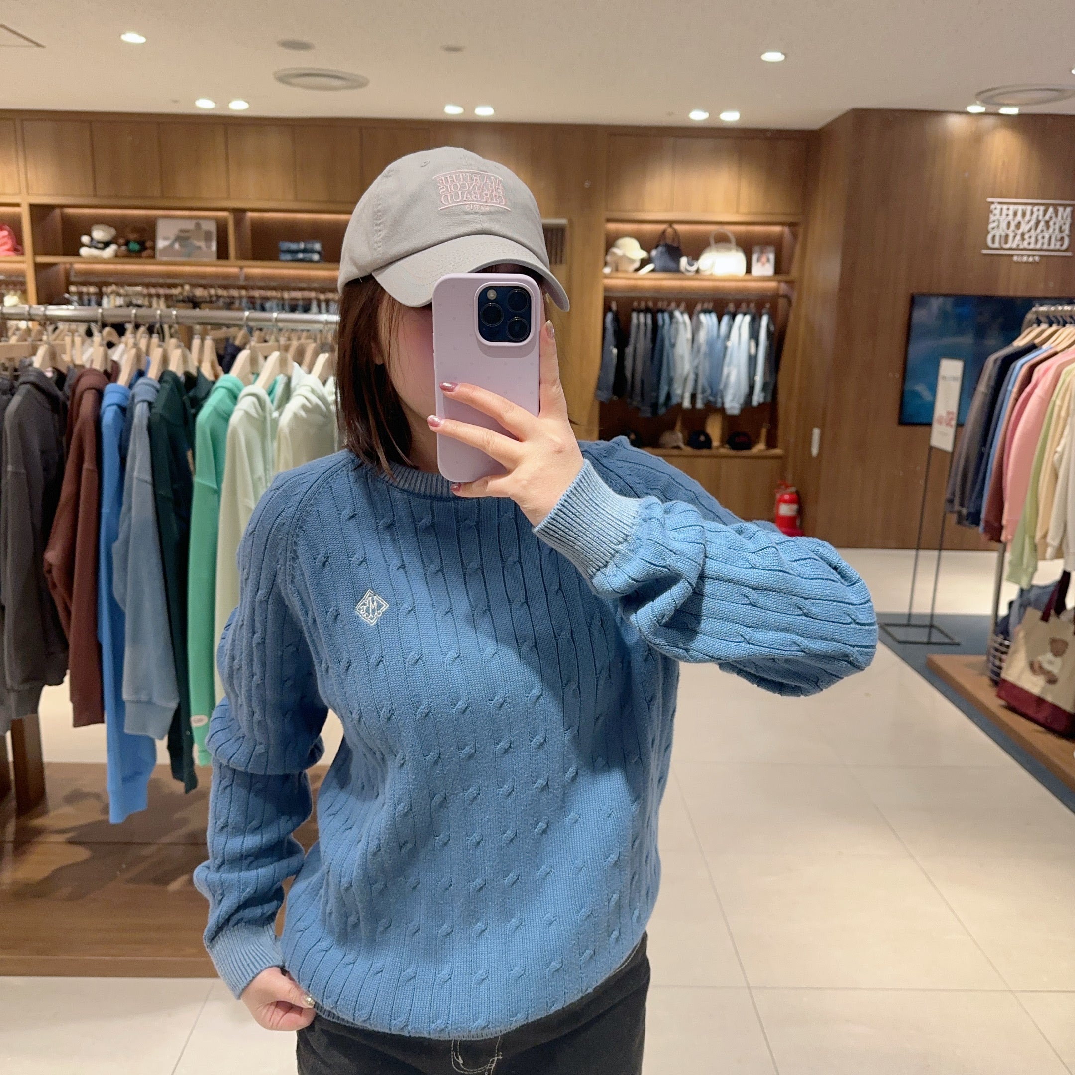 韓國 Marithe Francois Girbaud CABLE KNIT PULLOVER【MF369】