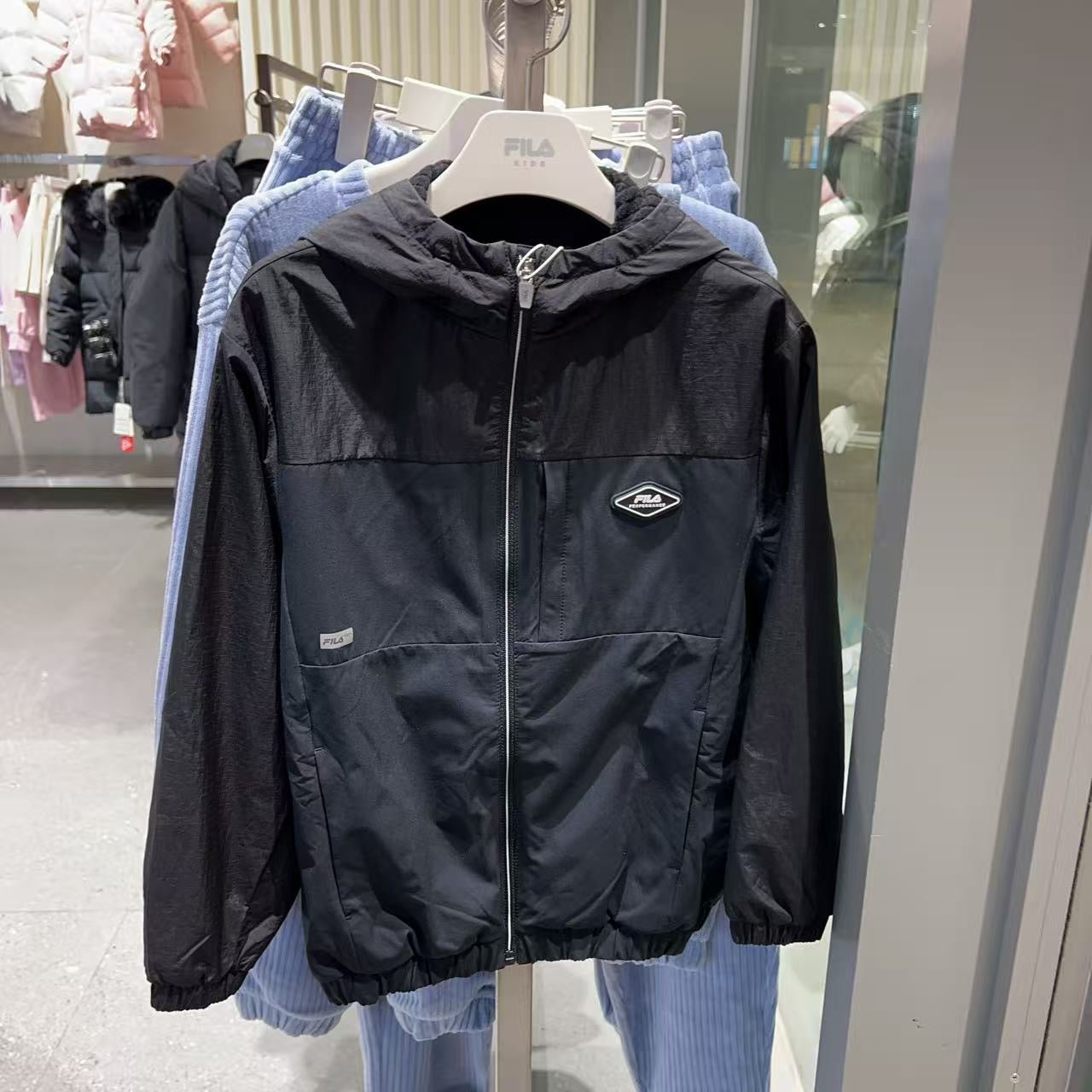 韓國 FILA Kids PF Woven Warmup Track Zip-Up【FA083】