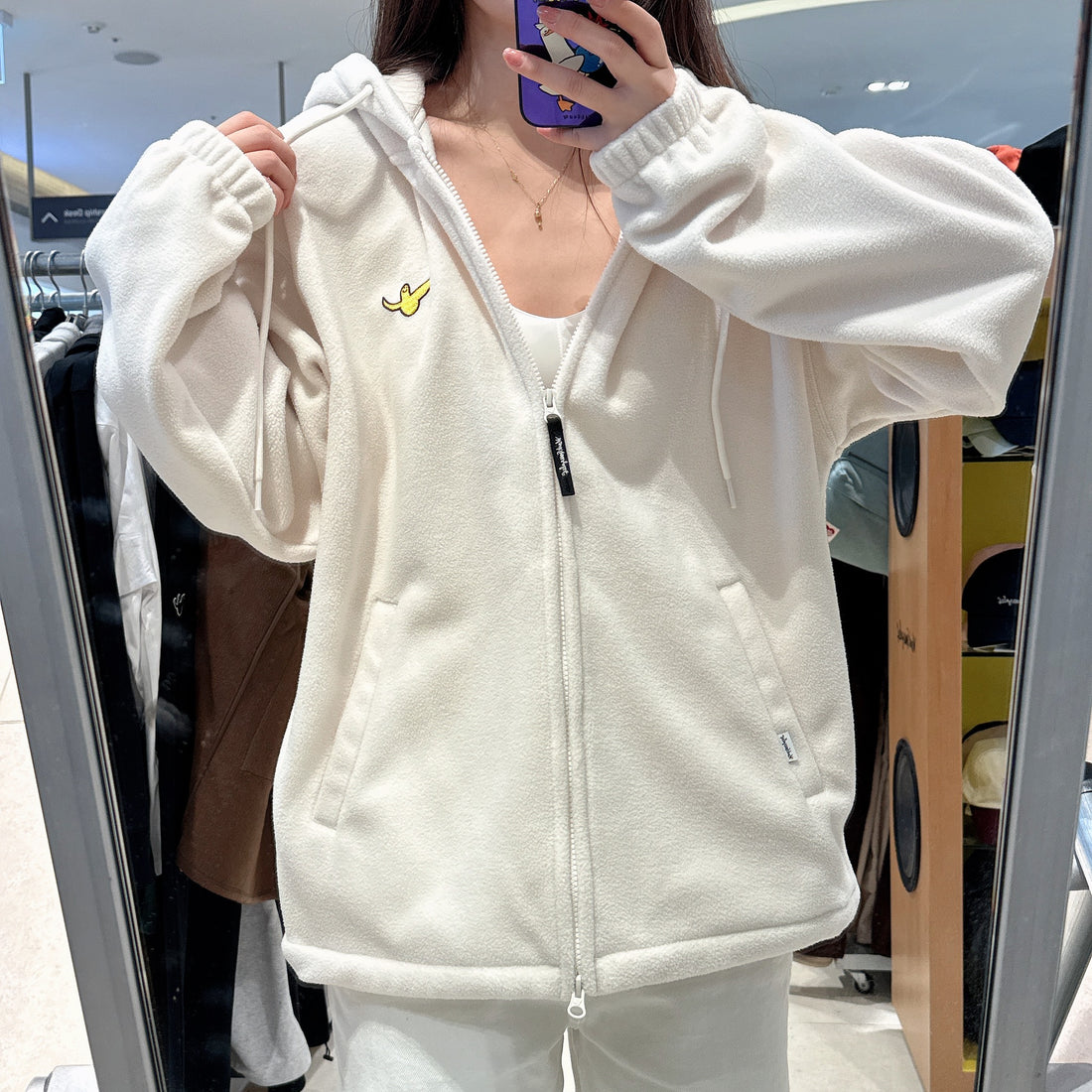 韓國 Mark Gonzales Angel Fleece Hooded Jacket【MG201】