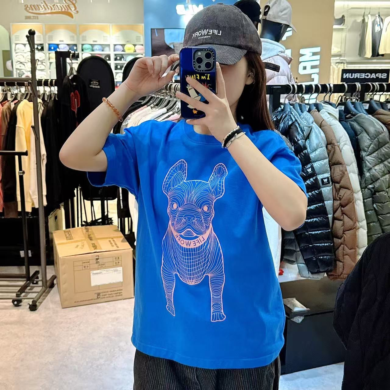 韓國 LifeWork Big Radog Short Sleeved T-shirt【LW042】