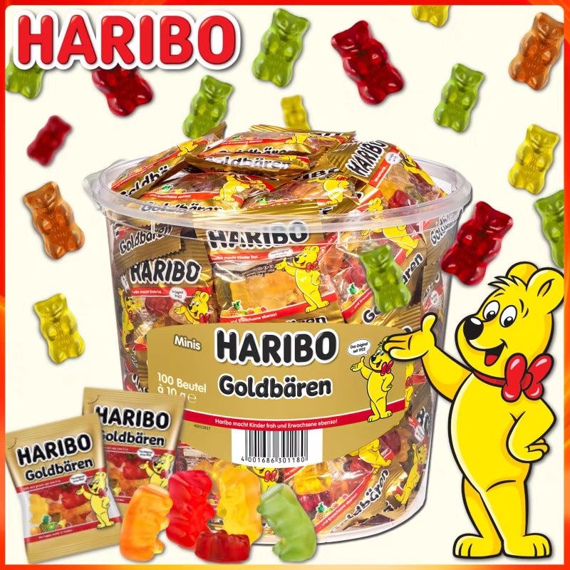 德國 Haribo 派對桶Q軟糖 1000g