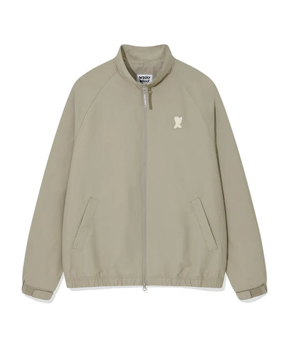 韓國 Wacky Willy Back lettering high neck full zip-up【WW081】