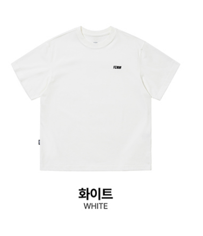 韓國 FCMM Relaxed fit crewneck T-shirt【FM007】