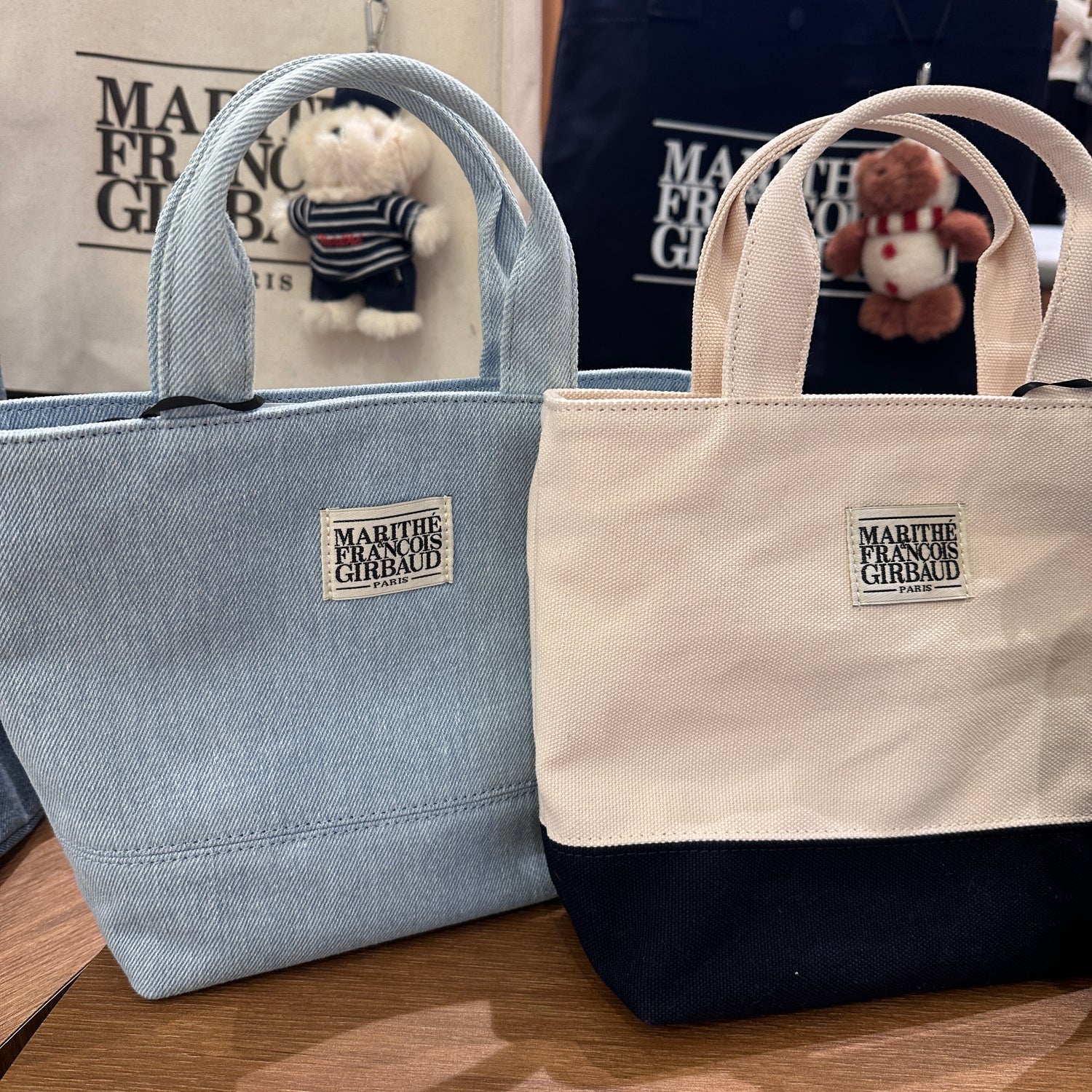 韓國 Marithe Francois Girbaud LASSIC LOGO CANVAS TOTE BAG 【MF304】