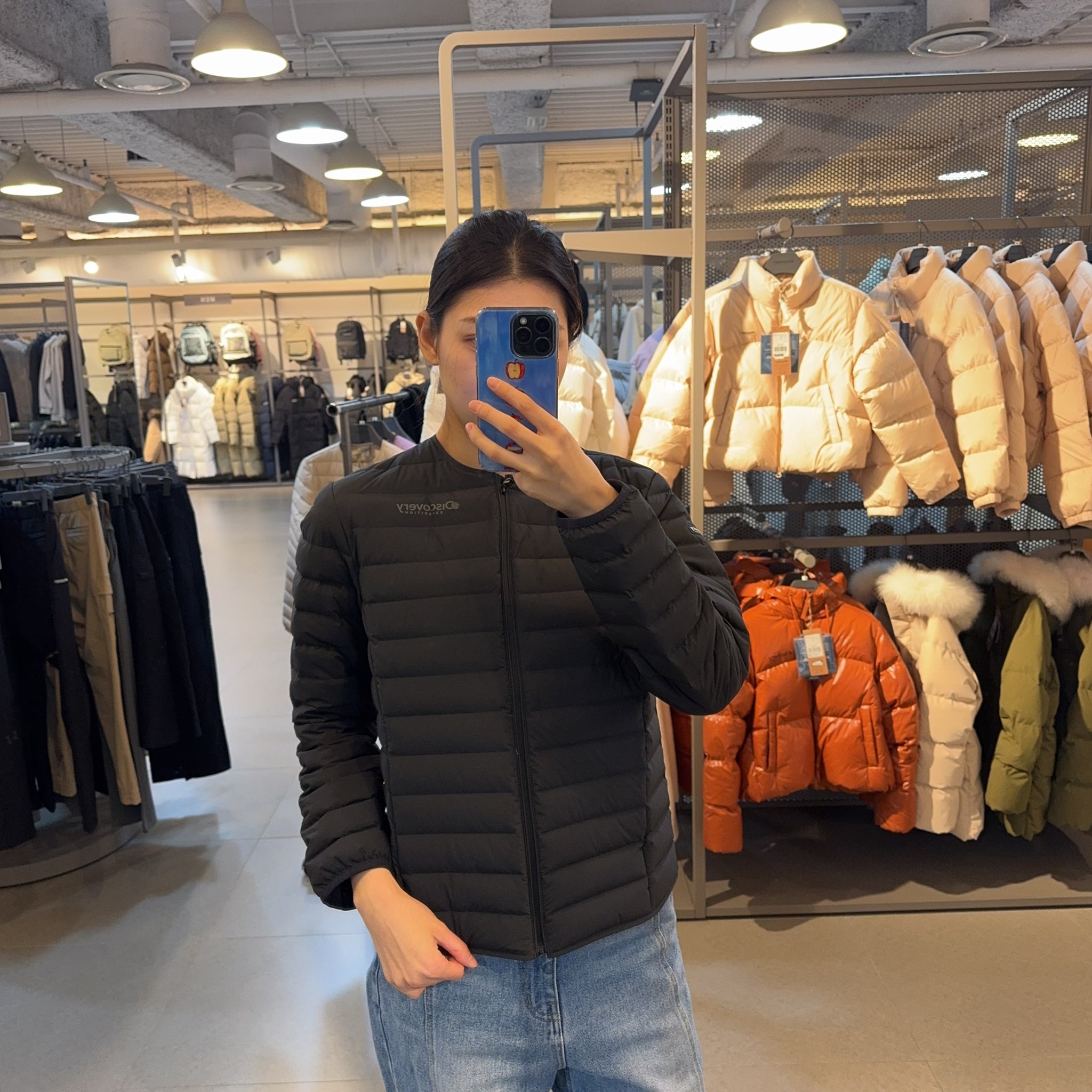 韓國 Discovery Women's Pixie Neck Goose Down Lightweight Padding (鵝絨)【DY200】