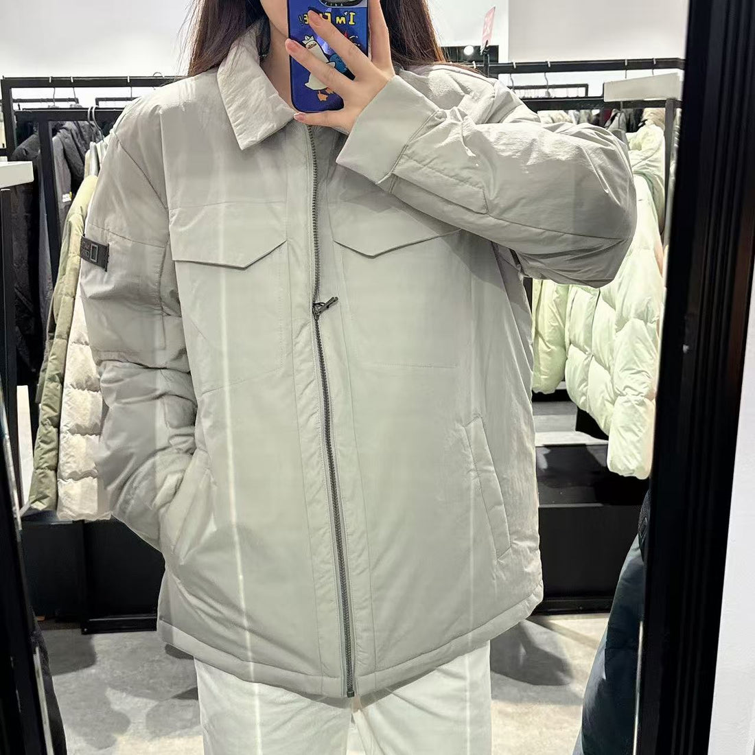 韓國 National Geographic Commuter shawl-type duck down Jumper (鴨絨)【NG111】