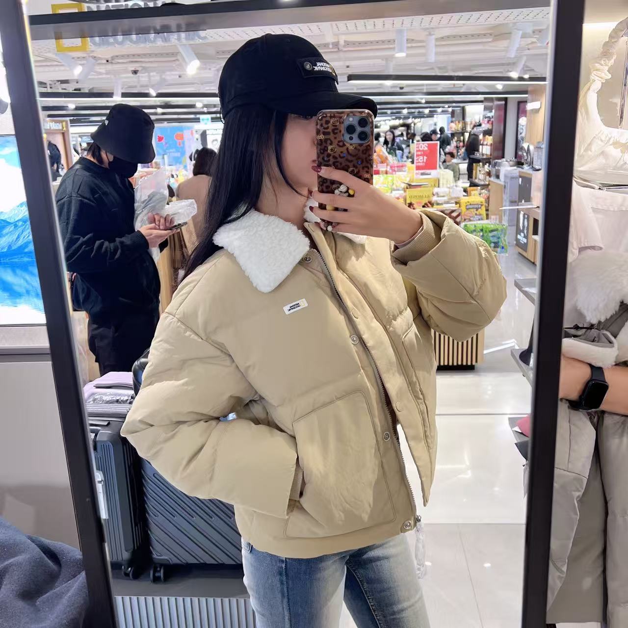 韓國 National Geographic Women's Larousse Cozy Duck Down Jumper【NG141】