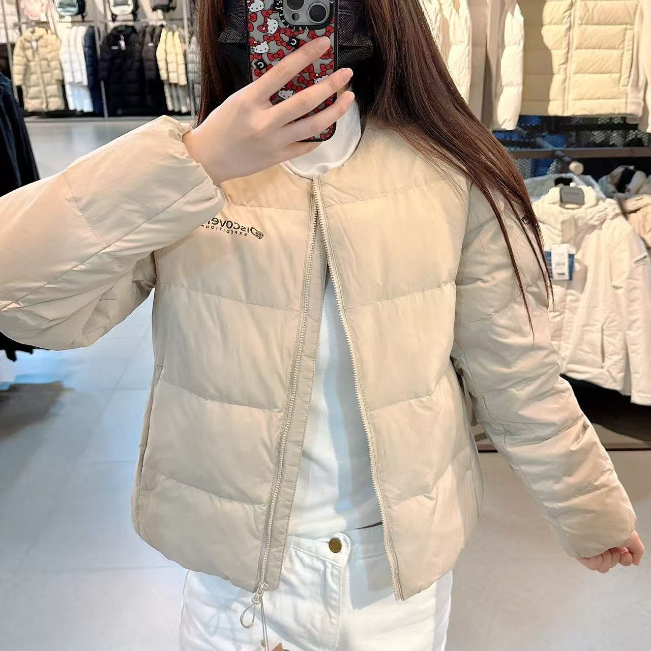 韓國 Discovery Women's Pictor U Goose Down Lightweight Padding (鵝絨)【DY136】
