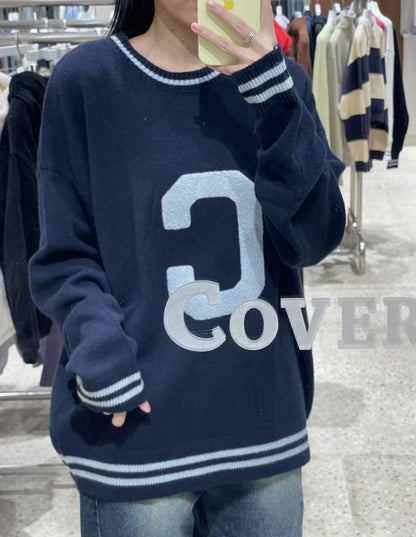 韓國 Covernat Big C Logo Crewneck Knit【CO044】 - STT Mall HK 靚太網購