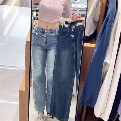 韓國 Marithe Francois Girbaud W Vintage Washed Denim Pants【MF733】