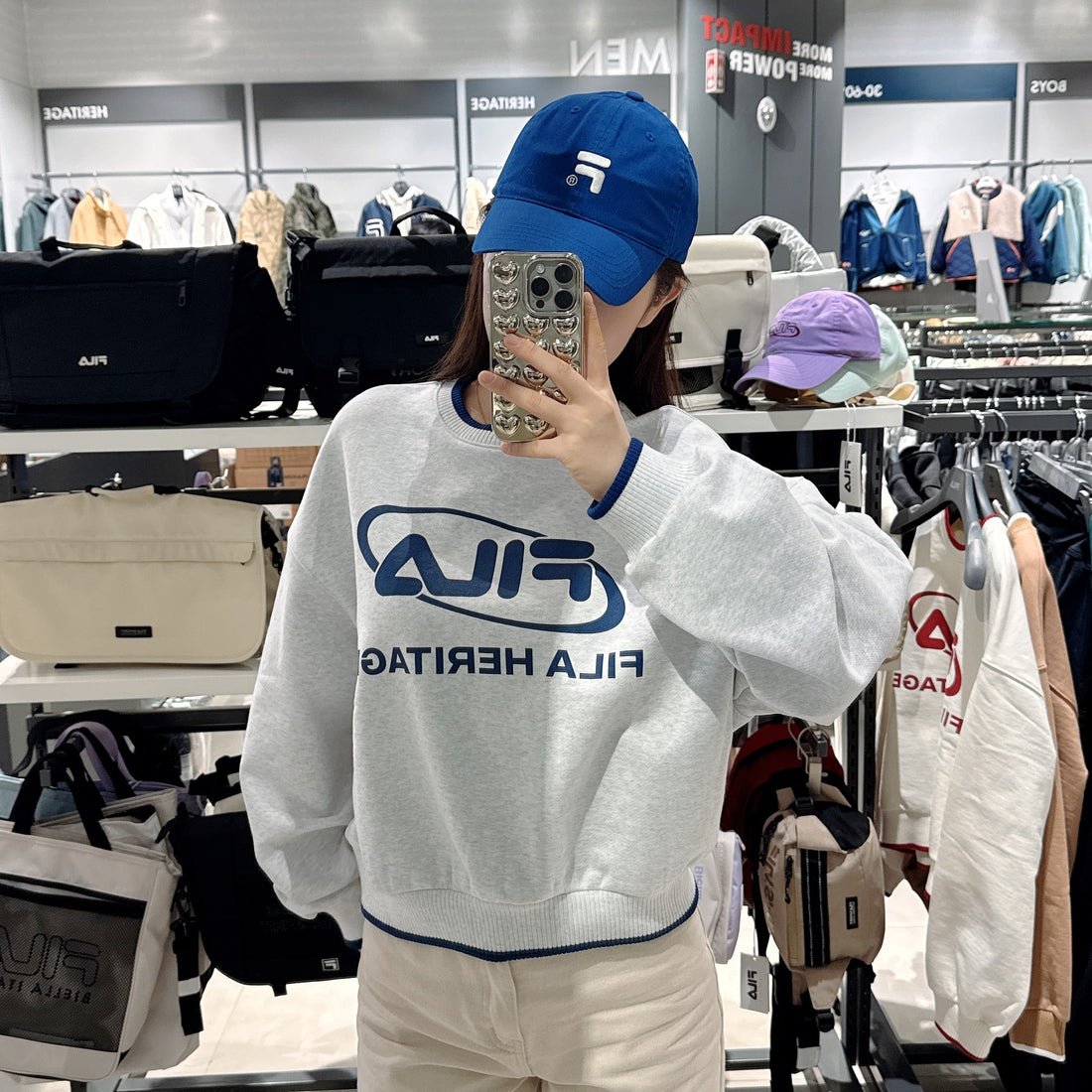 韓國 FILA Big Logo Cotton Blend【FA062】