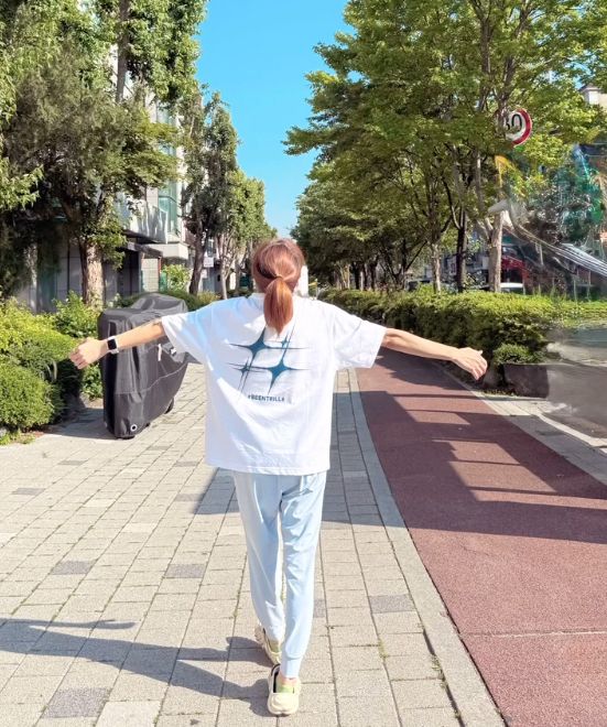 韓國 Beentrill Star Hashtag T-Shirt【BL044】