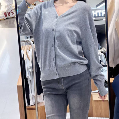 韓國 Marithe Francois Girbaud Basic V Neck Cardigan【MF728】