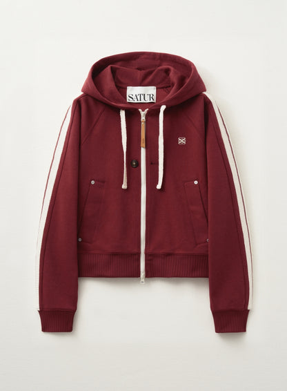 韓國 Satur Lawton Loose Fit Hood Zip-up【SR017】