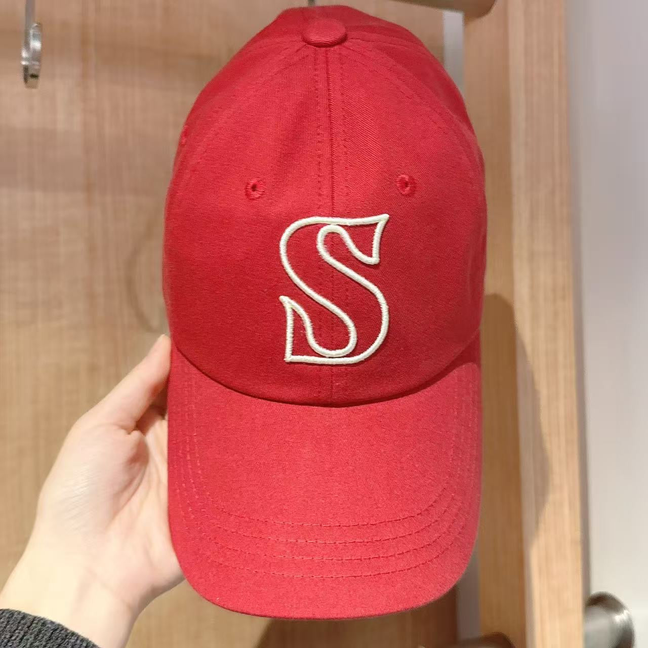 韓國 Satur S Logo Vintage Casual Ball Cap【SR274】