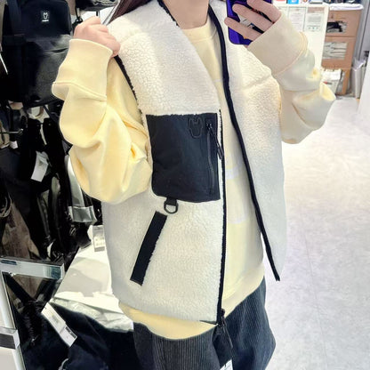 韓國 LifeWork Bubbling Pocket Reversible Vest (鴨絨)【LW025】