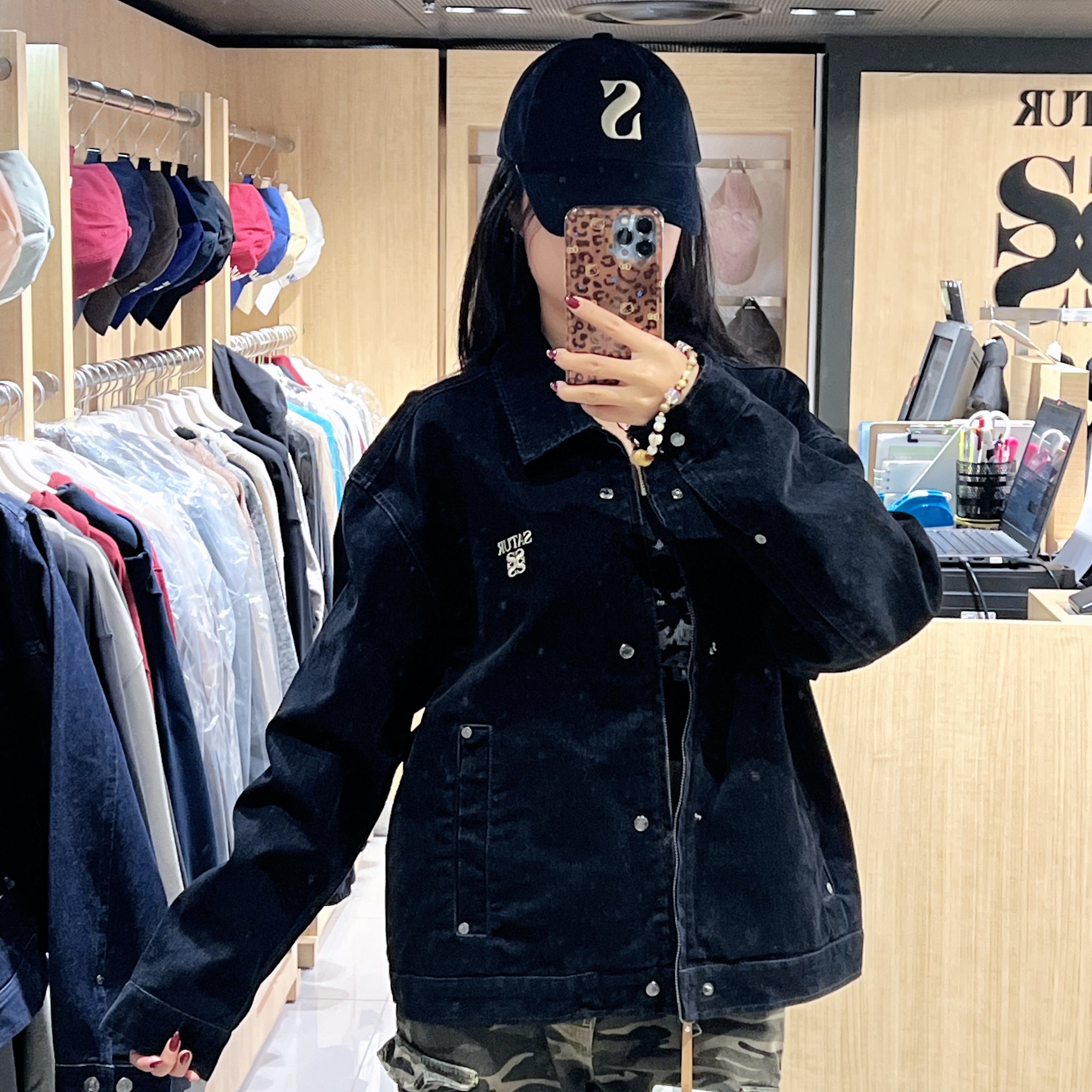 韓國 Satur Theo Velvet Denim Jacket【SR210】