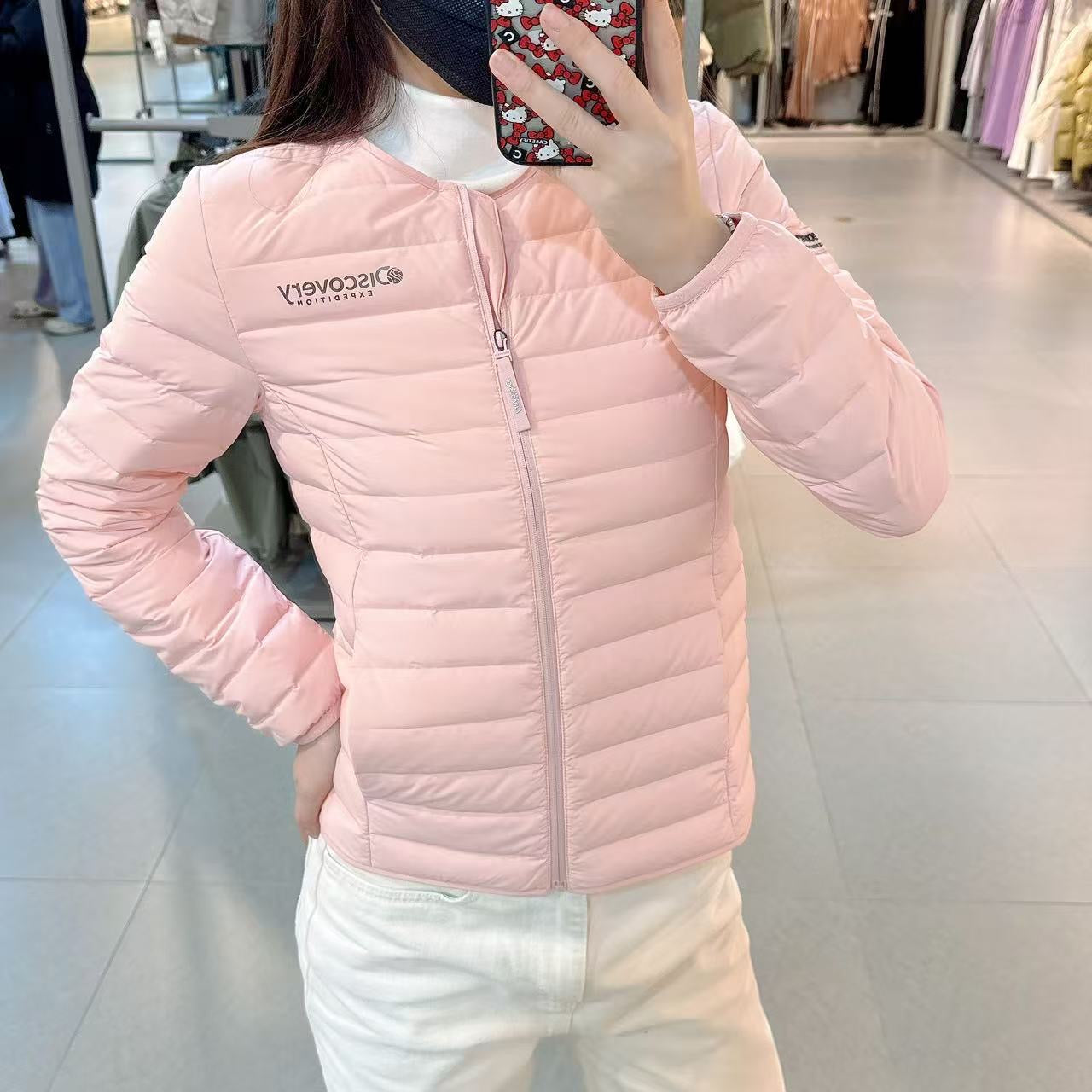 韓國 Discovery Women's Pixieber GU Neck Tube Goose Down Lightweight Padding (鵝絨)【DY133】
