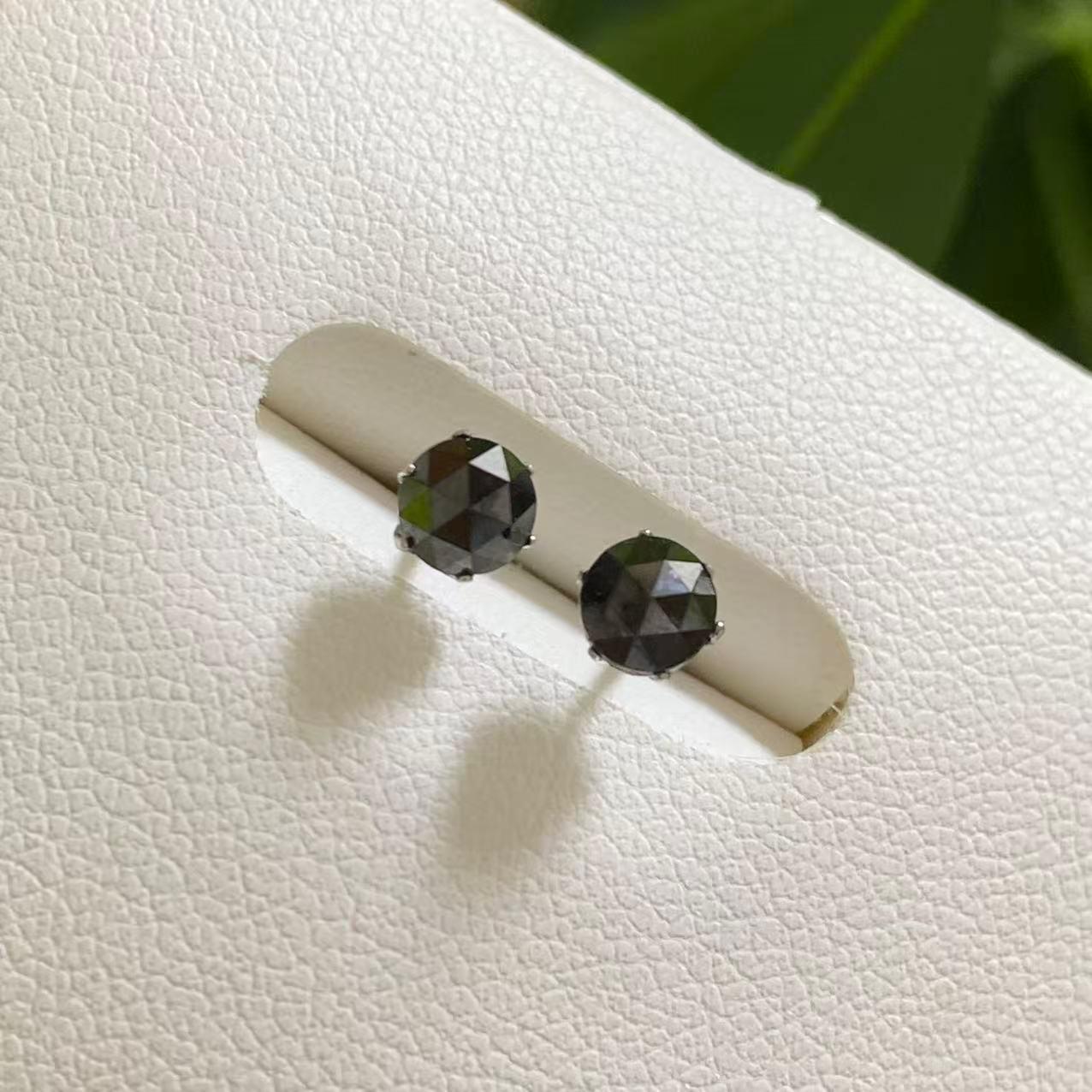 日本直送 暗黑之王黑鑽耳釘【JS434】